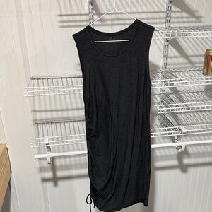 lululemon athletica Black Sleeveless Midi Dress